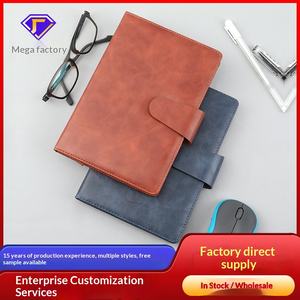 Carnet de notes personnalisé à prix avantageux, format A5, en cuir PU, style rétro, agenda épais pour étudiants, bloc-notes pour réunions, affaires, travail, bureau, cadeau - Product Image 2