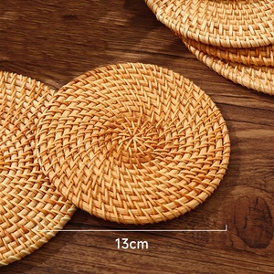Manteles individuales para el hogar resistentes al calor con aislamiento tejido de vid, plato de mesa de comedor sólido, alfombrilla para taza, soporte para tetera para ARENA, cuenco, ollas, cuencos - Product Image 6