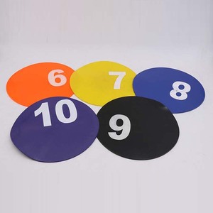 Discos Marcadores Deportivos Redondos Planos para Fitness y Salud, Antideslizantes, Juego de 10 Marcadores para Pista y Campo - Product Image 5