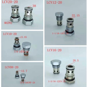 วาล์วควบคุมทิศทางแบบทางเดียวชนิดคาร์ทริดจ์เกลียวไฮดรอลิก Longerfa รุ่น LCV08-20 LCV10-20 LCV12-20 LCV16-20 LCV20-20 - Product Image 2
