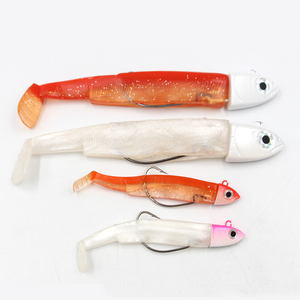 Leurre de méné noir personnalisé de différentes tailles leurre souple appâts pesca leurres pêche brochet tête de gabarit leurres de pêche à l'achigan - Product Image 6