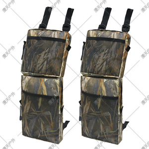 Atv <b>Side</b> Bag 600D Oxford Cloth Waterproof Outdoor Sports Storage Pouch Black Camouflage Unisex - Product Image 4