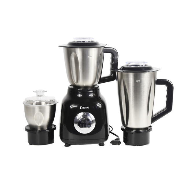 Hot 3-in-1 750W Silver Crest Heavy Duty Home Blender Food Processor and Shaved Ice Machine for Household Use