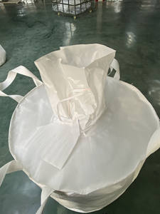 أكياس FIBC مسطحة متينة وقابلة للتنفس مع فوهة تحميل، مصنوعة من البولي بروبيلين البكر القابل لإعادة التدوير للحبوب الزراعية والخدمات اللوجستية (500 كجم-1000 كجم) - Product Image 2