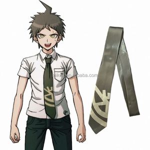 Cravate Anime Super Danganronpa, Cravate <span class=keywords><strong>Dangan</strong></span> Ronpa Hinata Hajime, Cravate de Cosplay, Cravate Personnalisée, Cadeau d'Anniversaire - Product Image 2