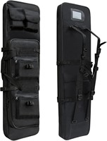 Sac de chasse en maille imperméable et durable avec fermeture éclair, sacoche pour canne à pêche et bandoulière arquée