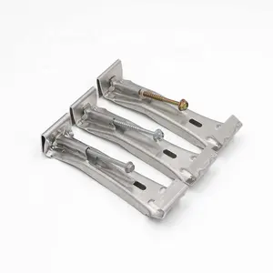 Aksesoris konstruksi aluminium mulus 5 inci selokan tersembunyi Hanger bracket untuk hujan selokan