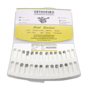 OrthoEuro 레이저 마크와 결합 가능한 치과 브래킷 Roth MBT/치과 교정 제품