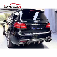 Pour Mercedes Benz W166 GLE GLE coupé carbone Brabus Style Kit de carrosserie diffuseur de lèvre avant Kit de carrosserie en carbone