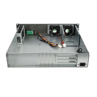 Chasis de Servidor de 19 Pulgadas 2U Corto de 450 mm de Profundidad con Ranuras PCIe de Altura Completa y Media, Compatible con PSU ATX
