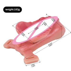 FAAK Strapon, Vagina Realista, Vibrador de Silicona, Juguetes Sexuales para Hombres, Masturbador, Masajeador de Próstata, Productos para Preliminares - Product Image 4