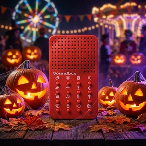 Divertente Scatola Sonora Elettronica Personalizzata per Halloween con 16 Effetti Divertenti e Macchina del Riso per Ragazzi e Ragazze, Gadget per Feste e Regali Scherzosi - Product Image 1