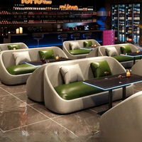 Table et chaise combinées en bois massif pour 1-2 personnes, design moderne, pour restaurant commercial, café, salon de bar, utilisation en centre commercial