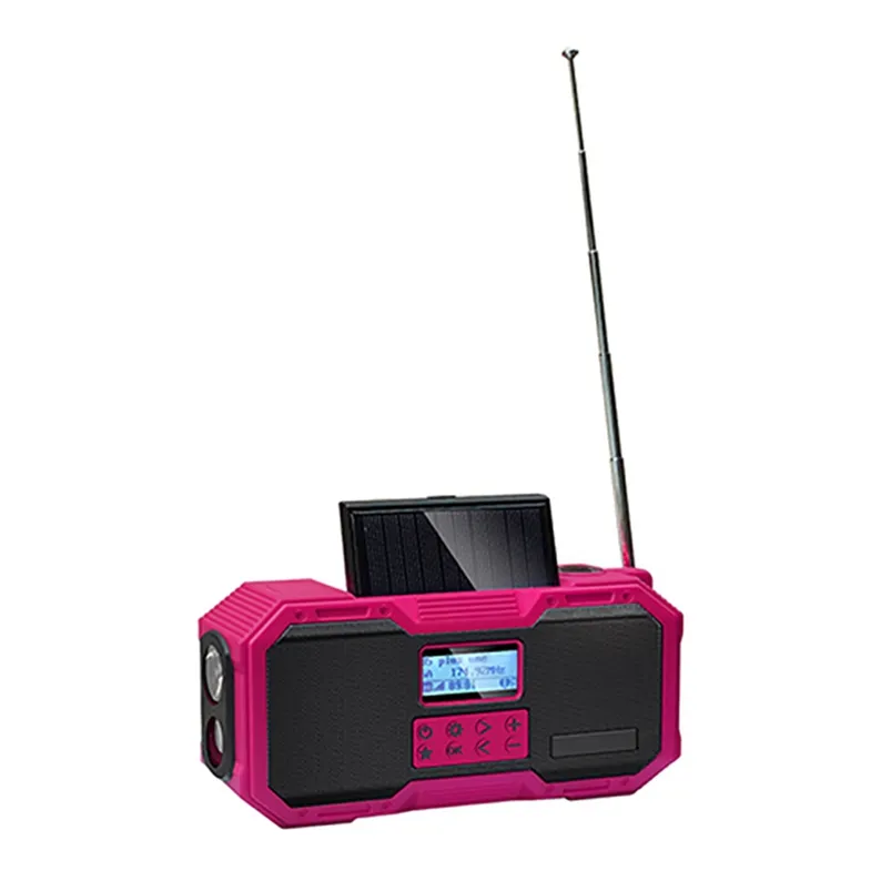 NOAA WB FM AM radio Audio System Professional Music speakers Mobile Multimedia power bank torch Rechargeable Speaker