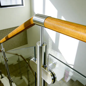 Support de garde-corps en verre en acier inoxydable au design moderne, pince pour garde-corps en verre, support de main courante, clip pour balcon, <span class=keywords><strong>escalier</strong></span> - Product Image 6