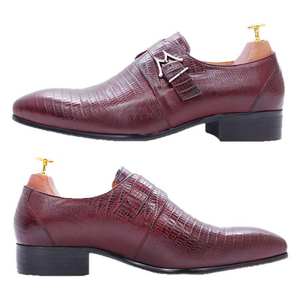Nouvelles chaussures en cuir pour hommes à rayures - Chaussures habillées élégantes et luxueuses - Fabriquées à la main sur mesure - Chaussures en cuir pour hommes en gros - Product Image 4