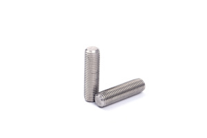 Bullone a testa piatta completo personalizzato doppio bullone 304 asta filettata fabbrica con finitura zinco e nero