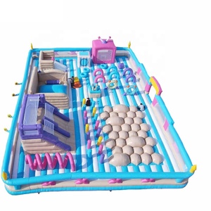 Hnkidsfun inflables diversión tema carrera <span class=keywords><strong>de</strong></span> obstáculos rebote trampolín gigante <span class=keywords><strong>Parque</strong></span> inflable - Product Image 3