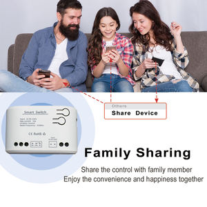 Tự khóa AC <span class=keywords><strong>220V</strong></span> 85-250V không dây ứng dụng điều khiển Alexa googole 1CH tuya wifi thông minh mô-đun chuyển đổi với RF433 PST-TYAC-1CH - Product Image 6