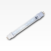 Lampe LED UVC hermétique Elphoton PPM-T5A à flux radiant élevé AEC-Q102, 12V CC, 275nm, stérilisation UV profonde pour surfaces de cabine partagées