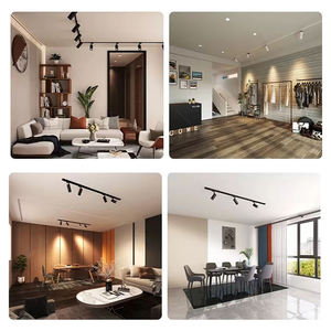 Barre de voie en aluminium à 2 fils de haute qualité montée en surface et encastrée Source de lumière LED Luminaires à <span class=keywords><strong>rail</strong></span> de guidage à un circuit - Product Image 6