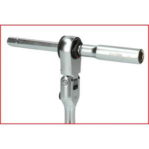 KS TOOLS Juego de carraca Joggle de 3 piezas de 1/4 "con adaptador de enchufe para enchufes - Product Image 2