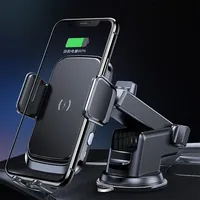 Pengisi Daya Nirkabel Dudukan Mobil 15W Port Tipe C iPhone 15 14 13 Pro Max Ventilasi Udara Dapat Diputar Stabil Pengisian Cepat untuk S23 S21 iPhone