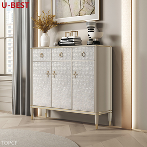 <span class=keywords><strong>Aparador</strong></span> de Madera U-Best Kitchen, Armario con Cajones, Mueble de Salón Comedor - Product Image 2