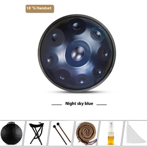 Handpan professionnel 440Hz 432Hz, instrument de musique en acier inoxydable à languettes éthérées pour l'approvisionnement transfrontalier - Product Image 3