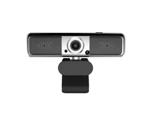 5 배 줌 마이크 올인원 개인 정보 보호 커버 왜곡 렌즈가있는 2K 웹캠