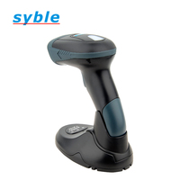 Lector de Códigos QR XB6221BT, Escáner de Códigos de Barras Inalámbrico 2D CMOS Portátil con Base, Gran Venta