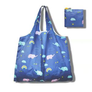 Customized Waterproof Foldable Shopping Large Capacity Eco-Friendly <b>Folding</b> <b>Bag</b> - Product Image 1
