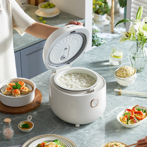 Autocuiseur Little Bear 4L 800W 1000W à chauffage par châssis, pour céréales, intelligent, cuisson rapide, blanc - Product Image 4