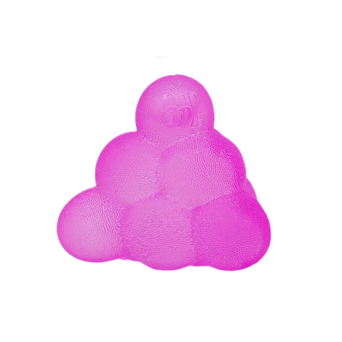 Matte finish triangular cube in purple-opp bag