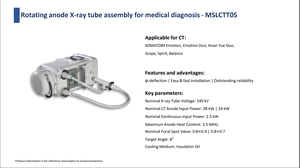 2024 yeni Model yüksek maliyetli performans radyoloji aksesuarları CT tüp X ışını makinesi CT tarayıcı için - Product Image 2