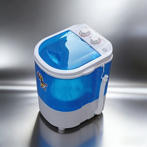Petite machine à laver portable, mini machine à laver semi-automatique multifonctionnelle pour vêtements, chaussures, bébés, camping-cars, animaux de compagnie <span class=keywords><strong>et</strong></span> chaussures - Product Image 2