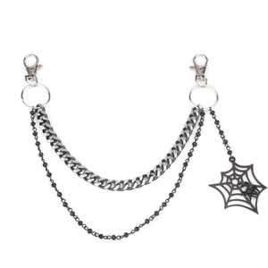 Accesorios de cadena para bolsos de mujer, decoraciones de aleación de zinc con púas para bolsos cruzados, joyería de moda estilo urbano. - Product Image 5