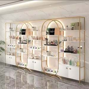 2025 luxe moderne Salon de beauté présentoir cosmétiques ongles soins de la peau support armoire magasin support pour chambre hôtel centre commercial utilisation - Product Image 4