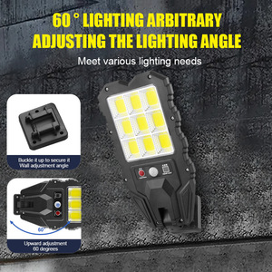 Outdoor Solar <b>Wall</b> <b>Light</b> With <b>Remote</b> <b>Control</b> 16 24 Hours Lighting For Garden Courtyard - Product Image 4