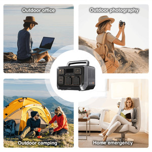 Tốt nhất giá rẻ cắm trại nhà 1000 2000 3000 WH năng lượng mặt trời Máy phát điện 300 500 600 1000 Watt Trạm điện cầm tay - Product Image 6