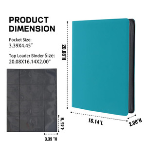 360sheets 9 Pocket Customized Cartoon Print Game Goddess Story Card Pu <b>Leather</b> Art & Collectible Collection Cards <b>Binder</b> - Product Image 2