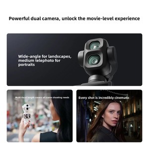 Para <span class=keywords><strong>Osmo</strong></span> Pocket 4P, Cámara Dual con Gimbal de Mano para Cineastas, con Caja de Color, Artículo Nuevo para Regalo - Product Image 4