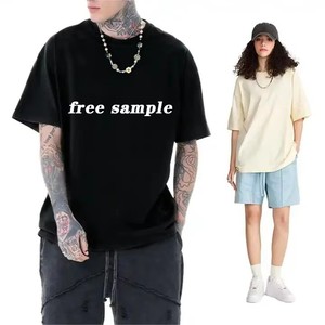 เสื้อยืดคอตตอน 100% หนัก 260 กรัม ขายส่ง พิมพ์ลายกราฟิกตามสั่ง เสื้อยืดทรงหลวมไหล่ตกสำหรับผู้ชาย - Product Image 1