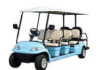 Carrito de Golf Eléctrico de 8 Asientos A617.6+2, Diseño Actualizable