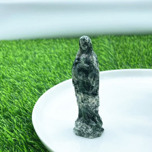 Piedra <span class=keywords><strong>de</strong></span> cristal Natural para madre, artesanía popular, piedras semipreciosas, piedras curativas, cristal Virgen María, 10cm - Product Image 5