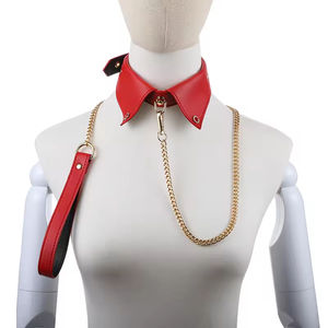 Laisse-collier Kenlin SM0005 en forme de signe, haute qualité, style unique, BDSM, bondage, retenue corporelle, corde fétichiste, <span class=keywords><strong>esclave</strong></span> soumis - Product Image 1