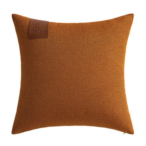 Housses <span class=keywords><strong>de</strong></span> coussin carrées modernes personnalisables pour canapé et tête <span class=keywords><strong>de</strong></span> <span class=keywords><strong>lit</strong></span>, en fausse soie, pour usage domestique et hôtelier, vente en gros, étiquettes, logos, texte personnalisé DIY - Product Image 2