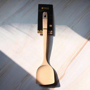 Wooden Spatula <b>Set</b> 6 Pieces Long Handle Lightweight Cooking Utensils Spoon And Spatula Kit - Product Image 2