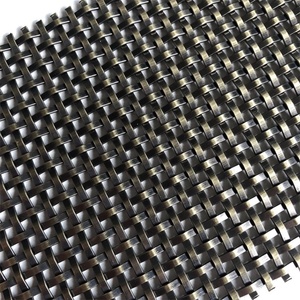 Lưới Thép Không Gỉ Lưới Dệt Kiến Trúc Cho Tủ/Màn Hình Dây Dẹt Uốn Cong Kim Loại Trang Trí - Product Image 5