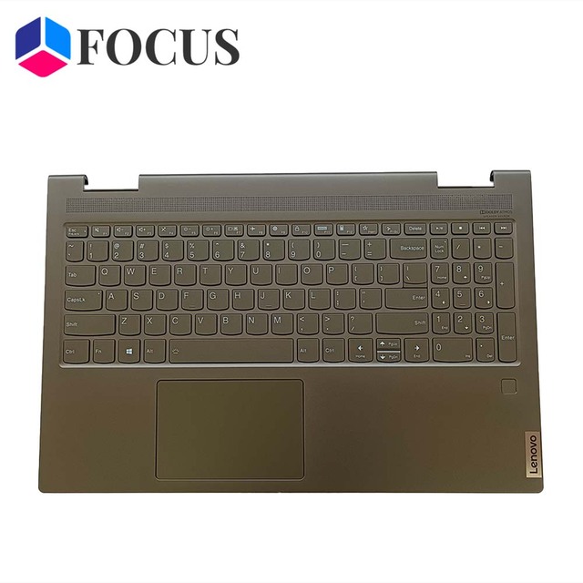 For Lenovo Ideapad Yoga 7 15ITL5 Upper Case Palmrest With Backlit Keyboard Touchpad DM 5CB1A22456